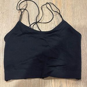 Seamless Laced Crop Tank